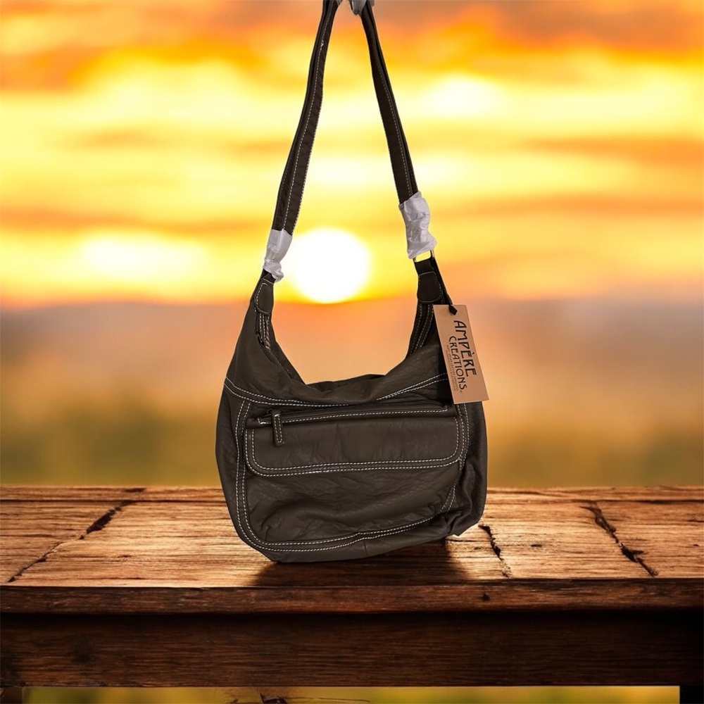 Ampere Creations  Women's Army green Crossbody Bag - Picture 3 of 13